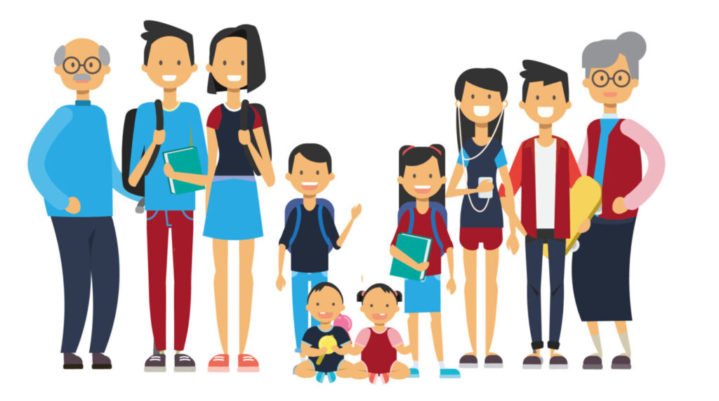 Nous sommes une famille.